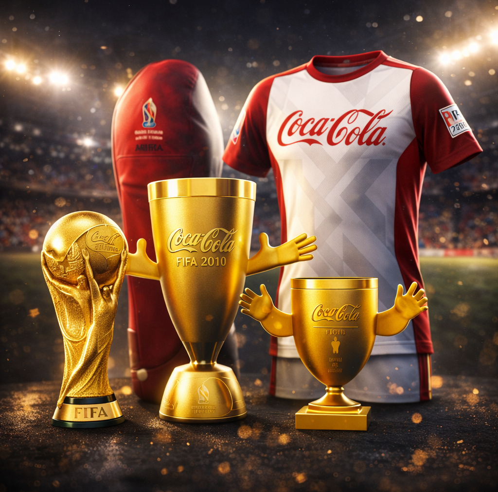 Coca-Cola FIFA campaign visual generated with prompts