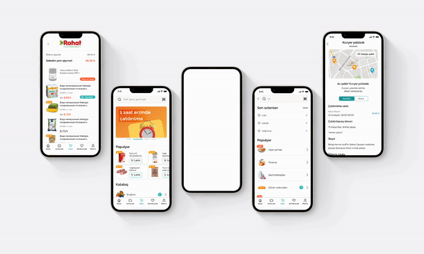 rahat app screens